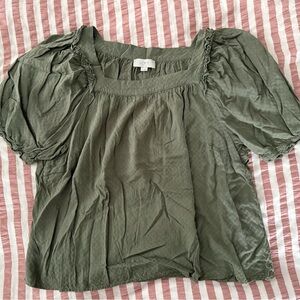 Loft green blouse
